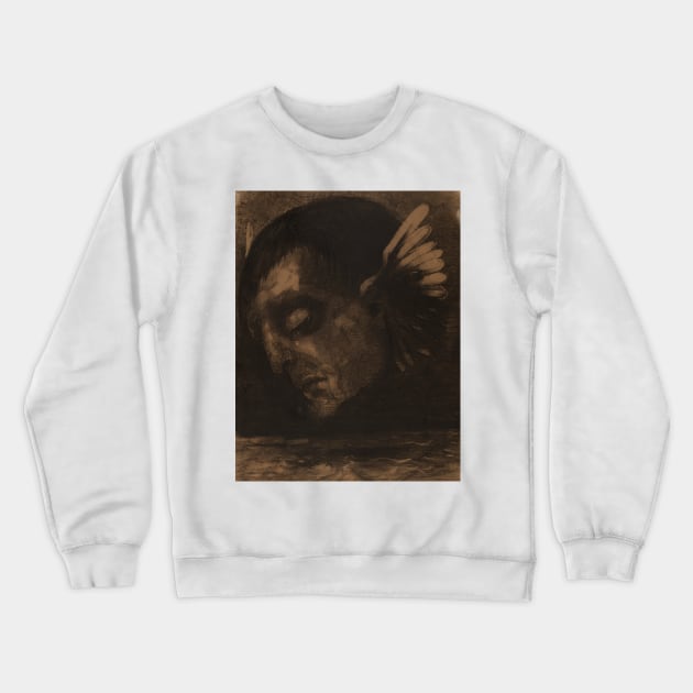 Tears by Odilon Redon Crewneck Sweatshirt by Classic Art Stall